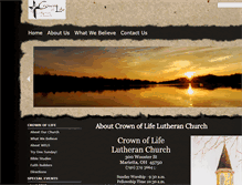 Tablet Screenshot of crownlutheran.org